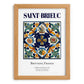 Saint-Brieuc, France – Cultural Heritage Wall Art, set in oak frame