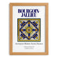 Bourgoin-Jallieu, France – Travel Poster, set in oak frame