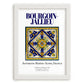 Bourgoin-Jallieu, France – Travel Poster, placed in minimal white frame