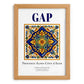 Gap, France – Country Culture Poster, set in oak frame