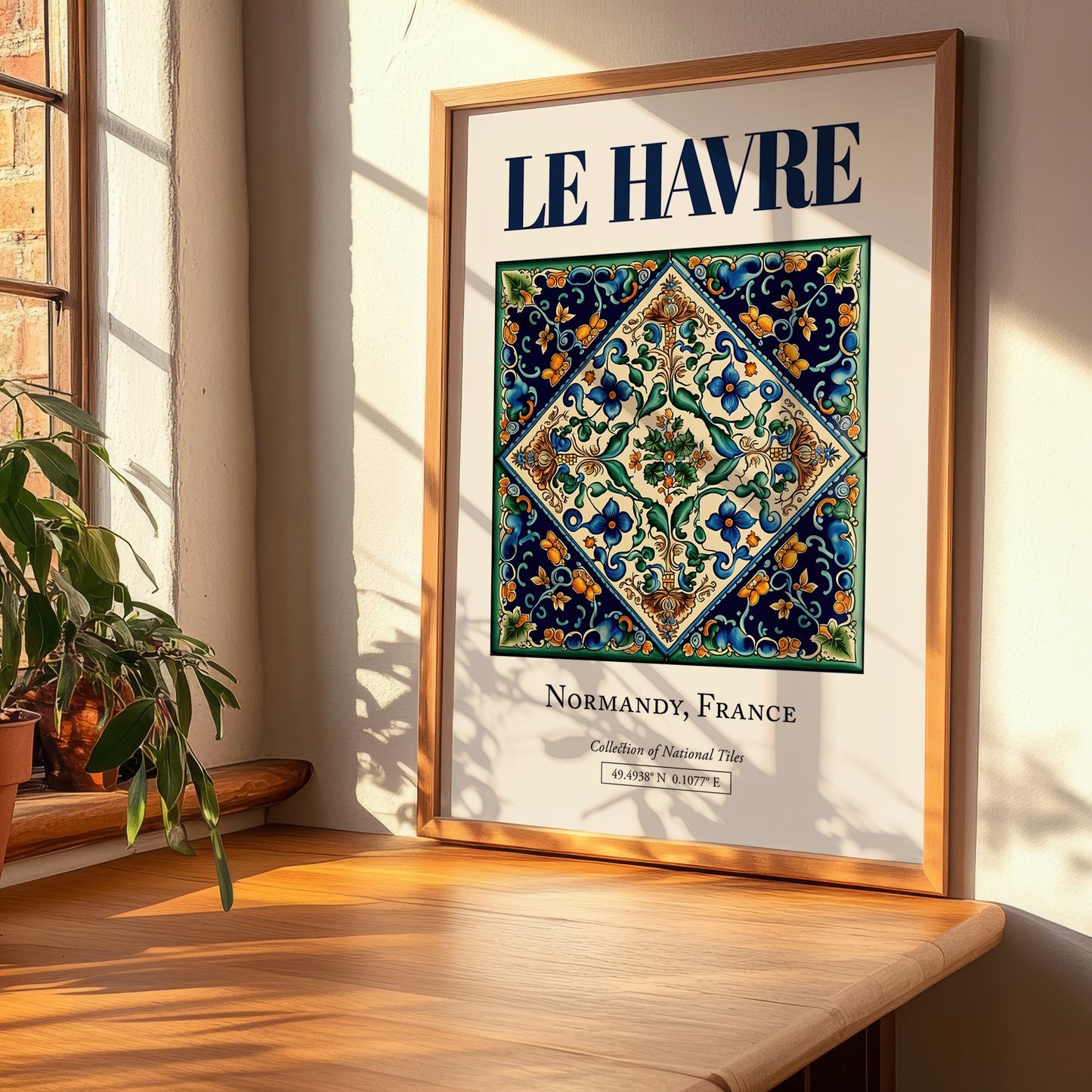 Le Havre, France – Travel Wall Decor, clean layout with no caption