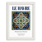 Le Havre, France – Travel Wall Decor, placed in minimal white frame