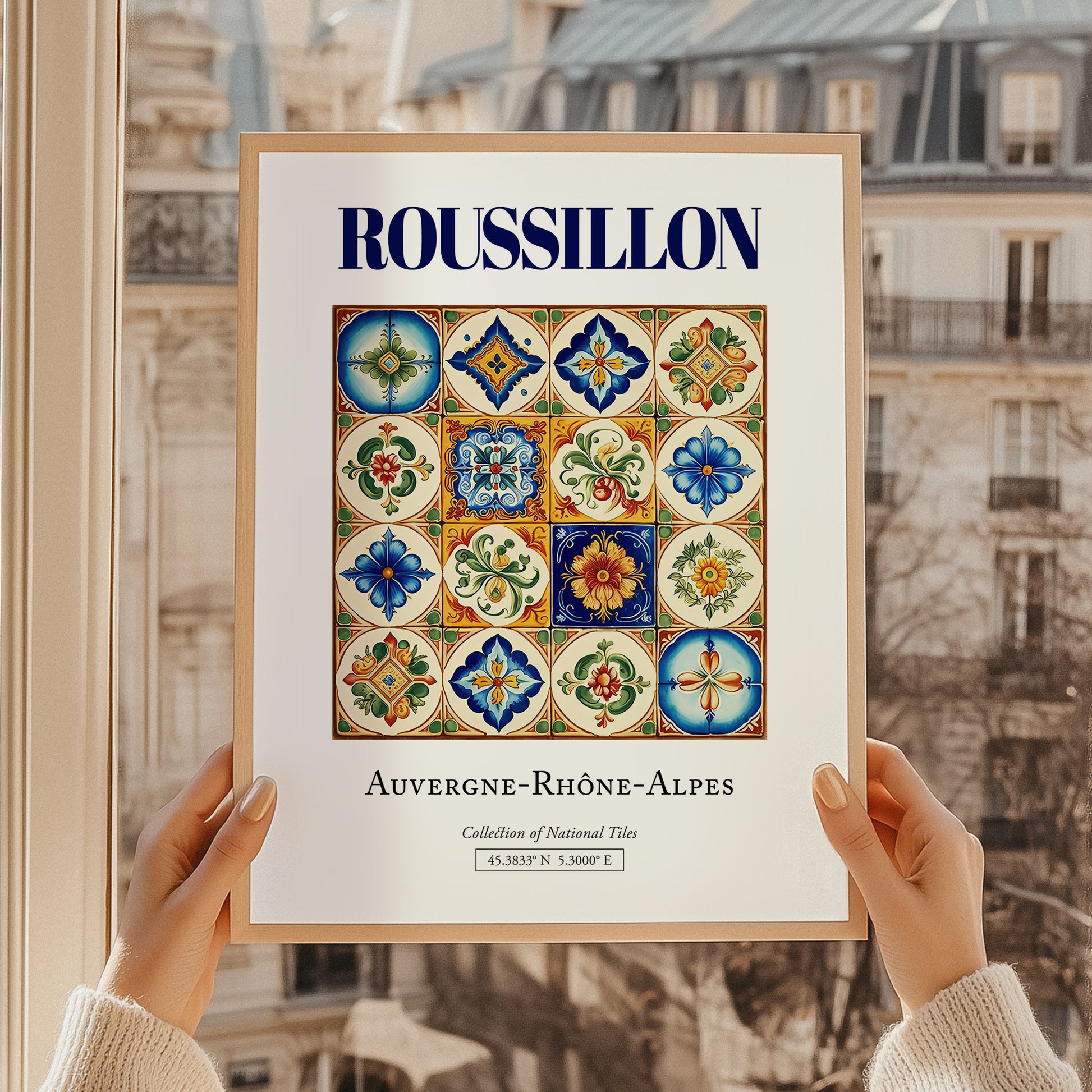 Roussillon, France – Travel Poster