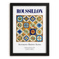 Roussillon, France – Travel Poster, in sleek black frame