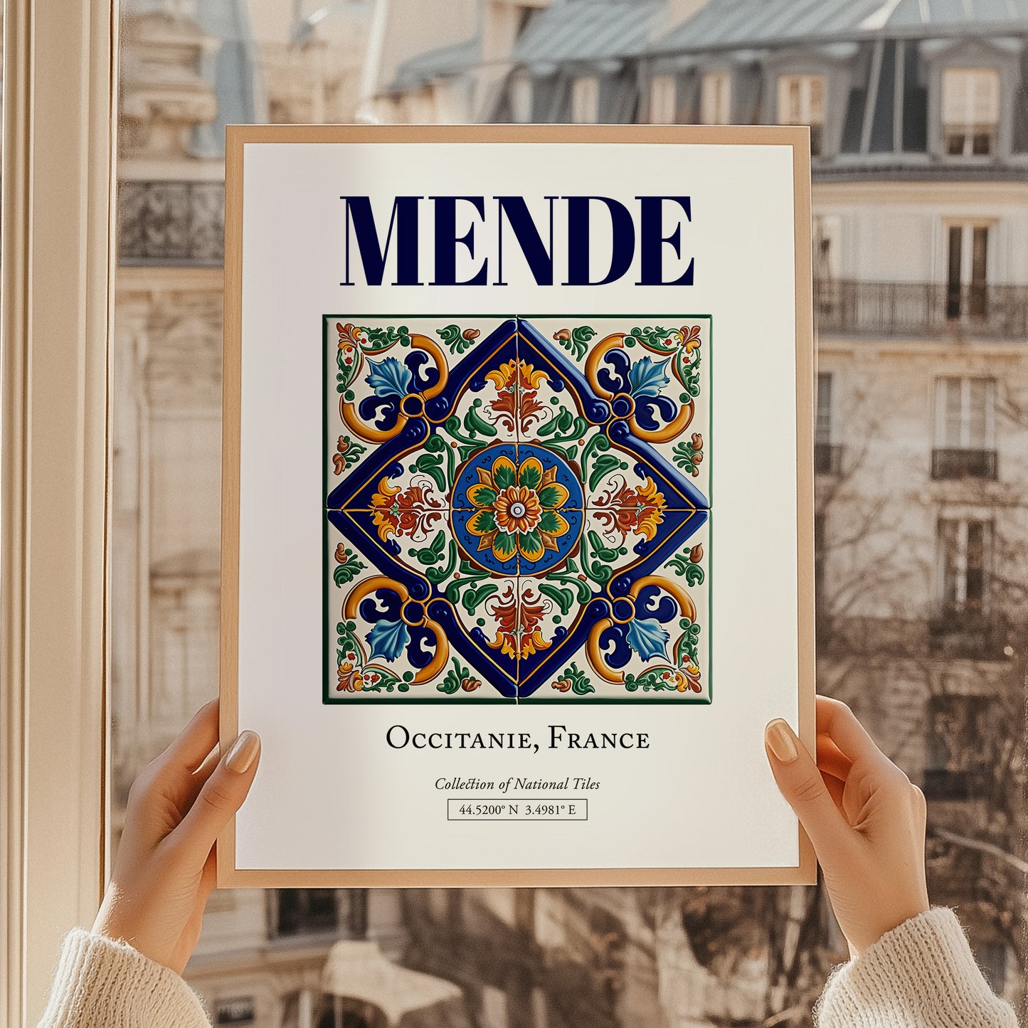 Mende, France – Retro Travel Poster