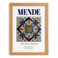 Mende, France – Retro Travel Poster, set in oak frame