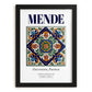 Mende, France – Retro Travel Poster, in sleek black frame