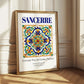Sancerre, France – Travel Print, styled in a charming Paris street view