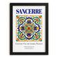 Sancerre, France – Travel Print, in sleek black frame