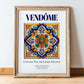 Vendôme, France – Travel Poster, in wooden frame leaning on the floor
