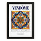 Vendôme, France – Travel Poster, in sleek black frame