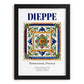 Dieppe, France – Travel Wall Art, in sleek black frame