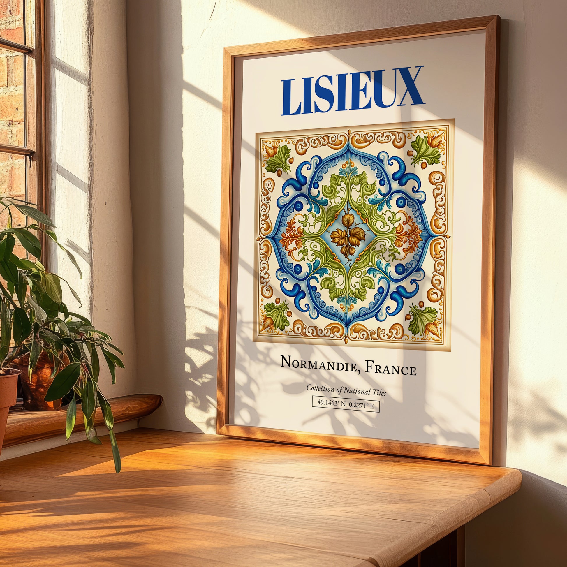 Lisieux, France – Travel Wall Decor, clean layout with no caption