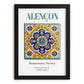 Alençon, France – Travel Poster, in sleek black frame