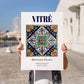 Vitré, France – Travel Wall Art, no-text version framed in wood
