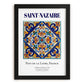 Saint-Nazaire, France – Travel Poster, in sleek black frame