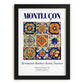 Montluçon, France – Travel Wall Art, in sleek black frame