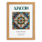 Ajaccio, France – World Travel Art, set in oak frame