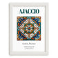 Ajaccio, France – World Travel Art, placed in minimal white frame