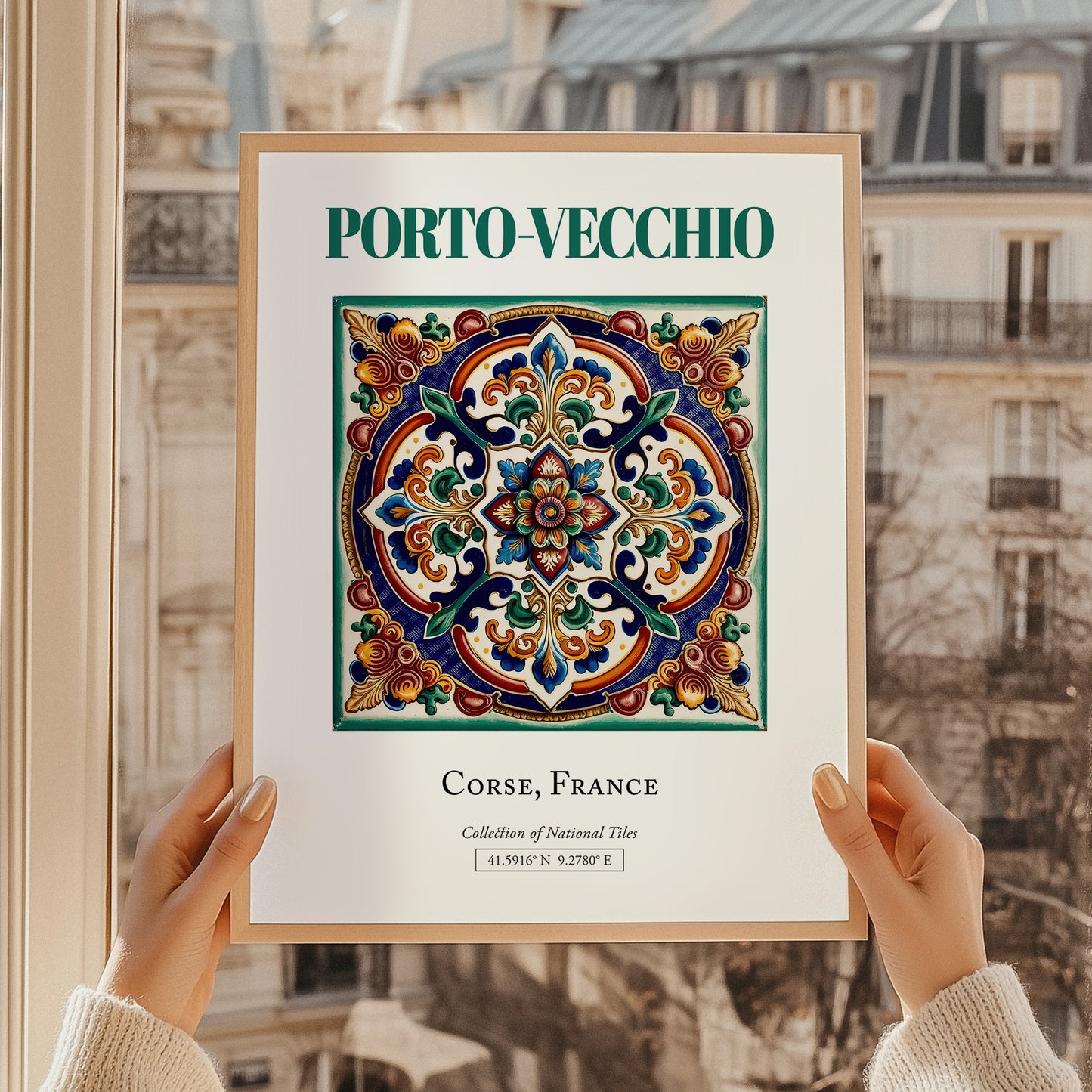 Porto-Vecchio, France – Illustrated Travel Poster