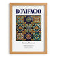 Bonifacio, France – Travel Poster, set in oak frame