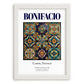 Bonifacio, France – Travel Poster, placed in minimal white frame