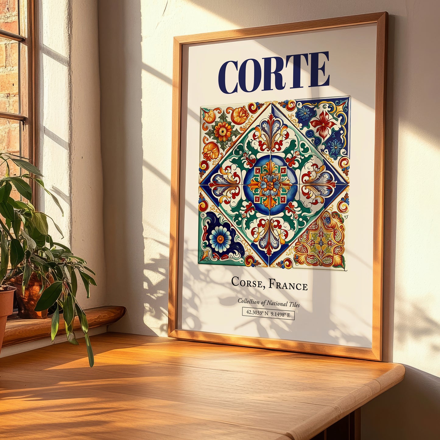 Corte, France – Travel Wall Decor, clean layout with no caption