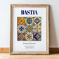 Bastia, France – Travel Print, in wooden frame leaning on the floor