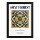 Saint-Florent, France – Travel Memories Wall Print, in sleek black frame