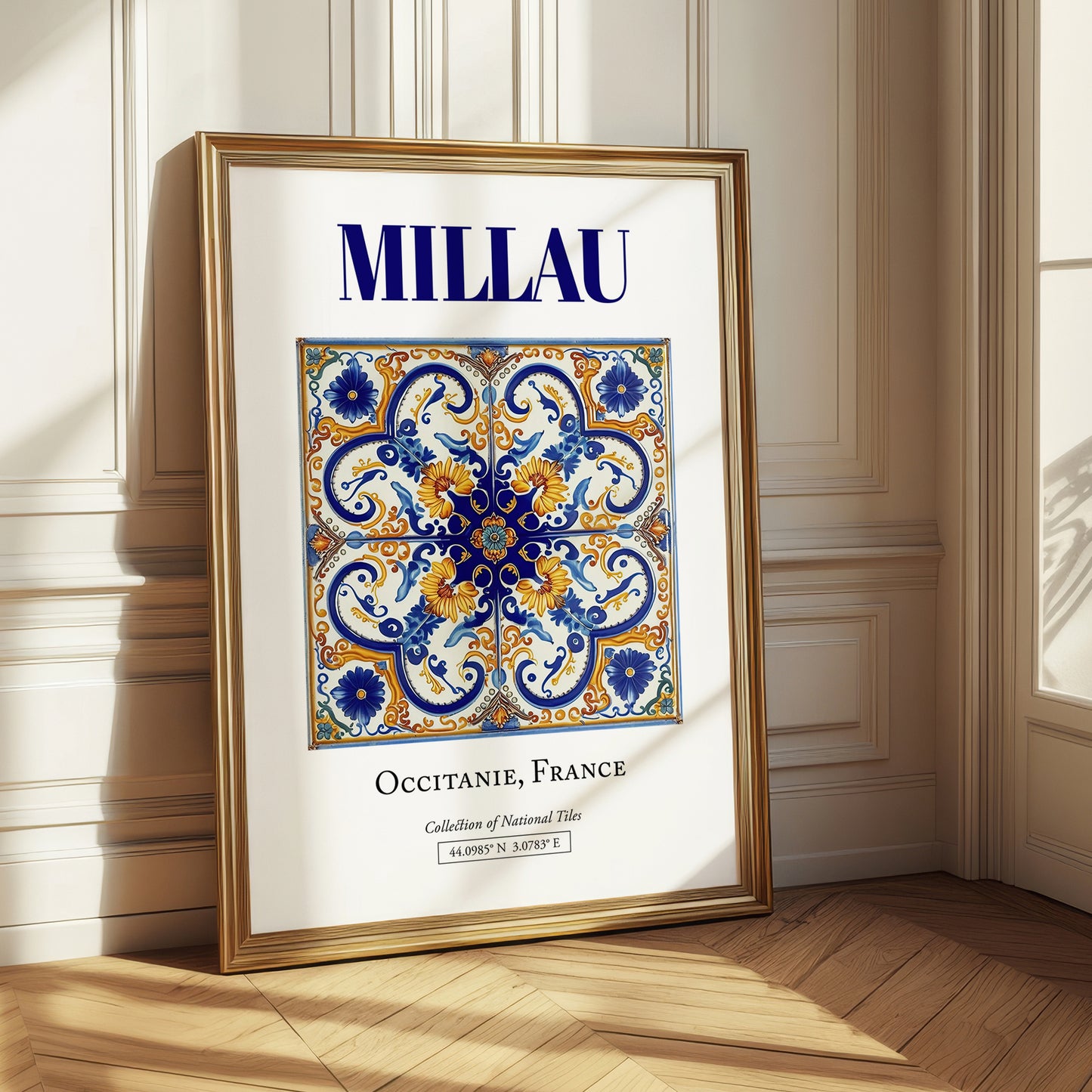 Millau, France – Travel Wall Decor, styled in a charming Paris street view
