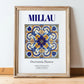 Millau, France – Travel Wall Decor, in wooden frame leaning on the floor