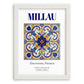 Millau, France – Travel Wall Decor, placed in minimal white frame