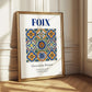 Foix, France – Travel Print, styled in a charming Paris street view
