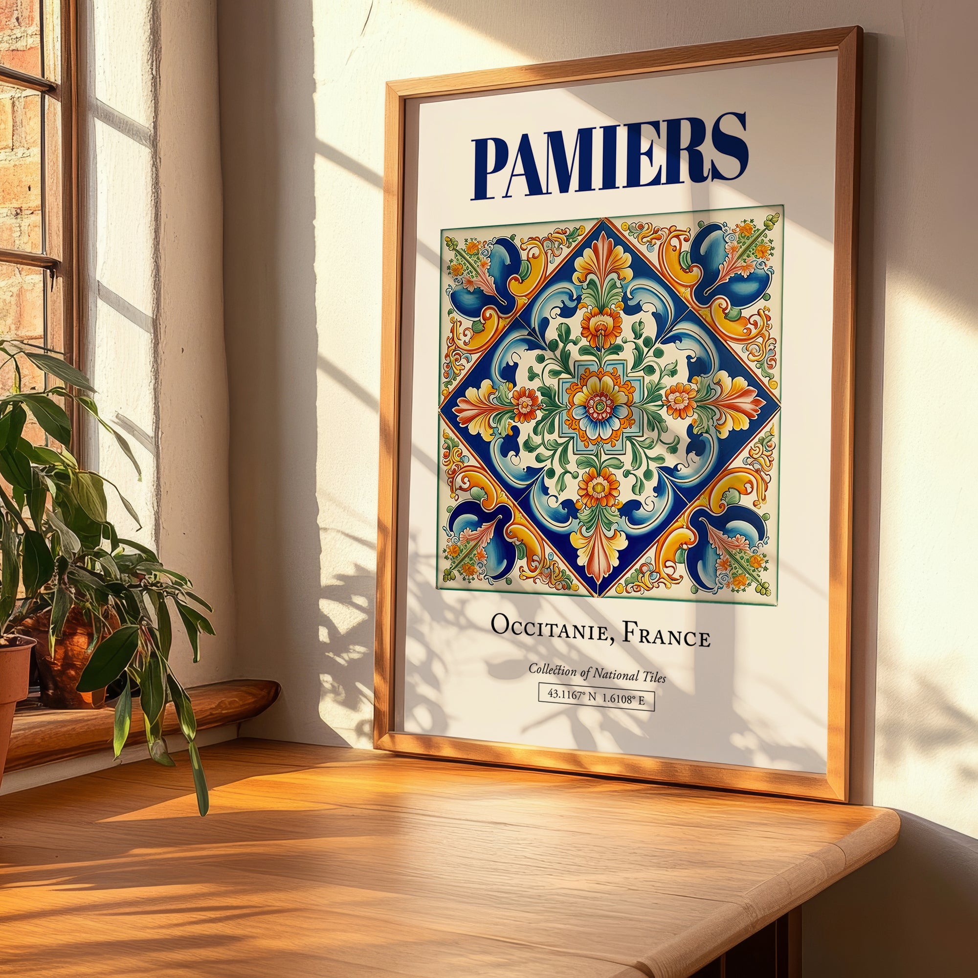 Pamiers, France – Travel Wall Decor, clean layout with no caption