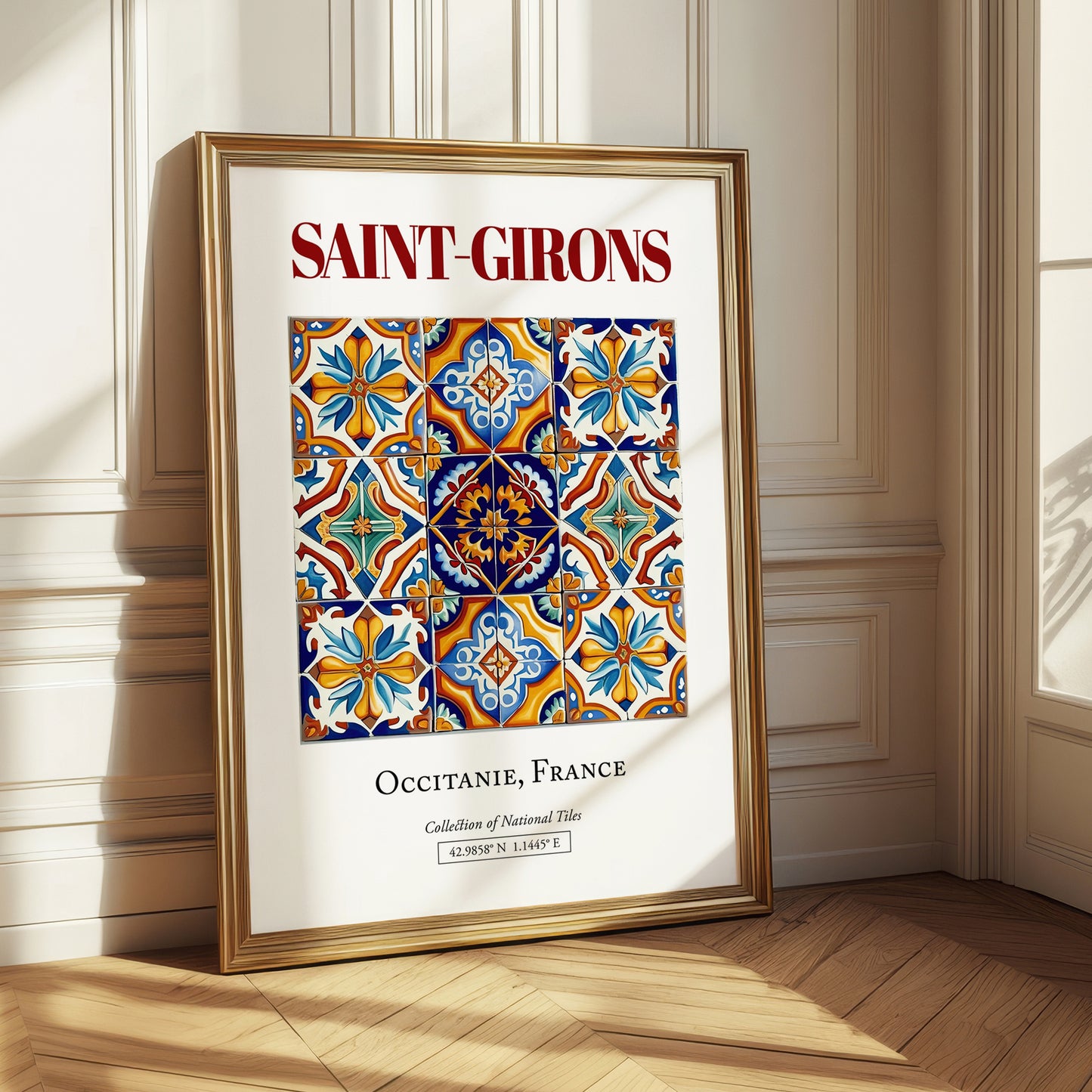 Saint-Girons, France – World Travel Art, styled in a charming Paris street view