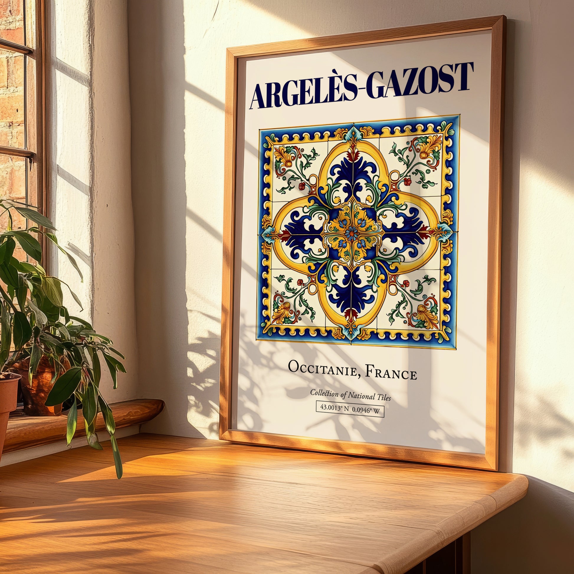 Argelès-Gazost, France – Travel Wall Decor, clean layout with no caption