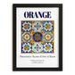 Orange, France – Travel Print, in sleek black frame