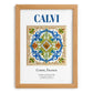 Calvi, France – Travel Poster, set in oak frame