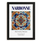 Narbonne, France – Travel Poster, in sleek black frame