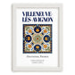 Villeneuve-lès-Avignon, France – Travel Print, placed in minimal white frame