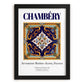 Chambéry, France – Travel Print, in sleek black frame