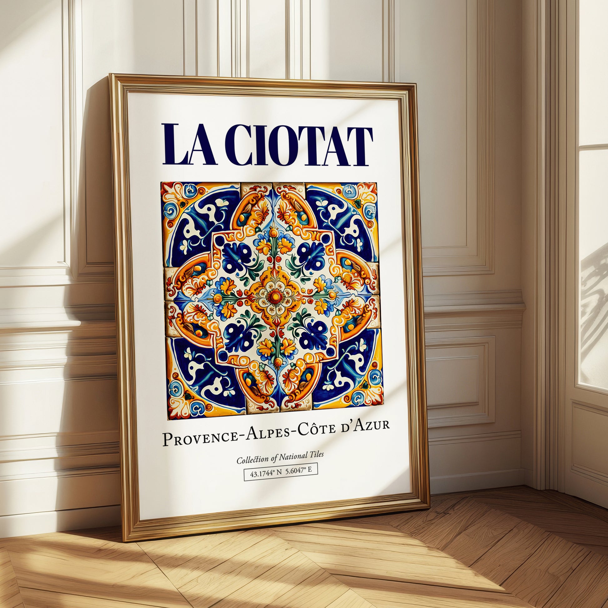 La Ciotat, France – Travel Print, styled in a charming Paris street view