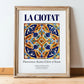 La Ciotat, France – Travel Print, in wooden frame leaning on the floor