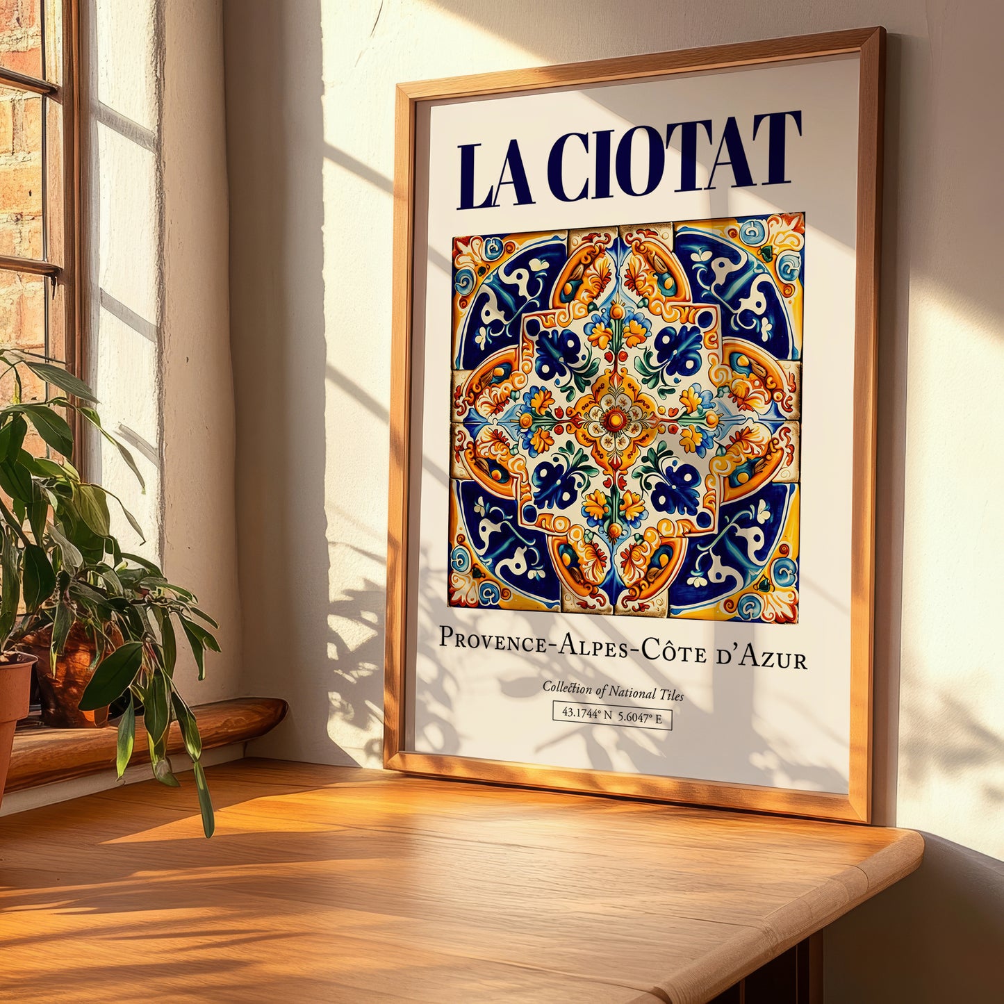 La Ciotat, France – Travel Print, clean layout with no caption