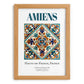 Amiens, France – Travel Print, set in oak frame