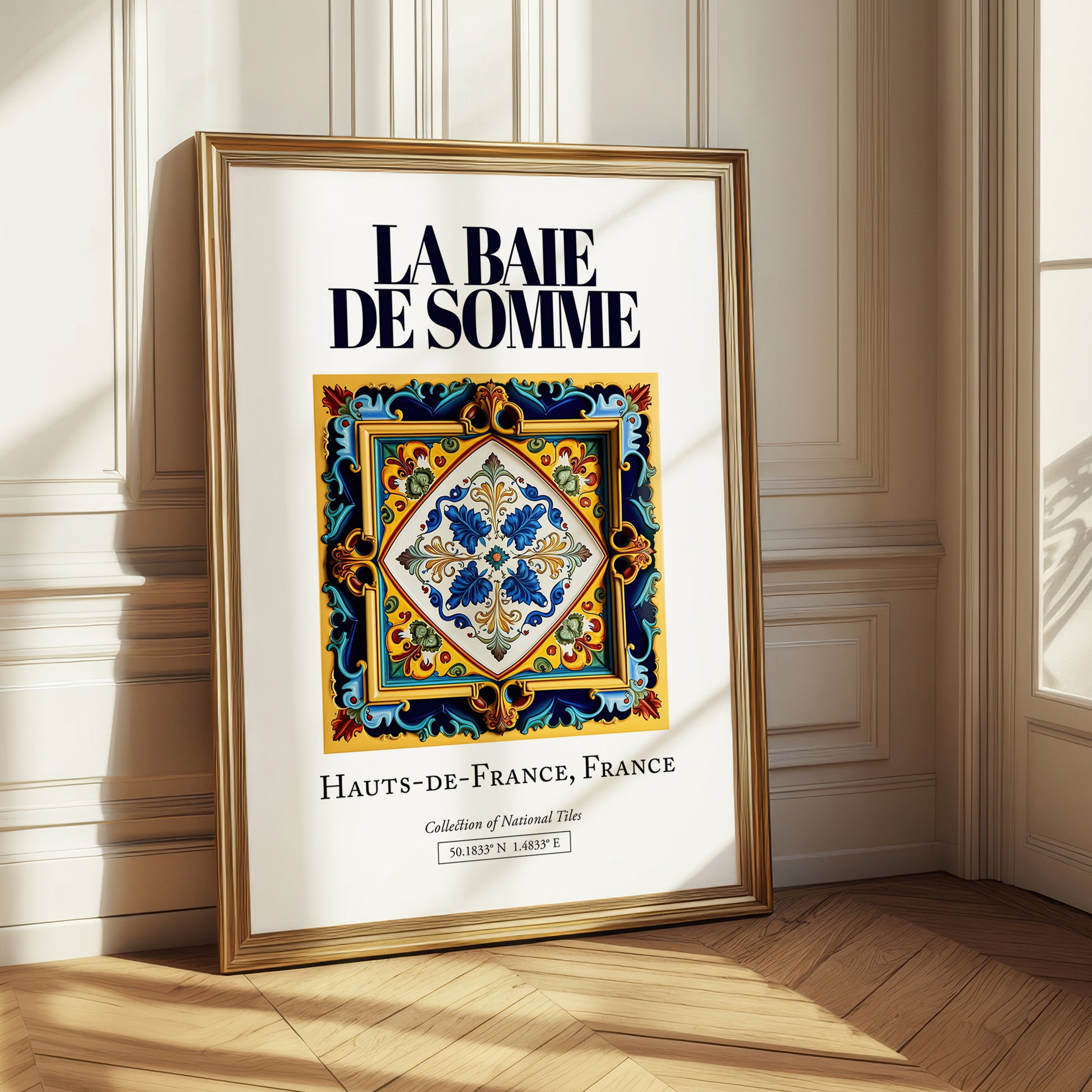 La Baie de Somme, France – Travel Poster, styled in a charming Paris street view