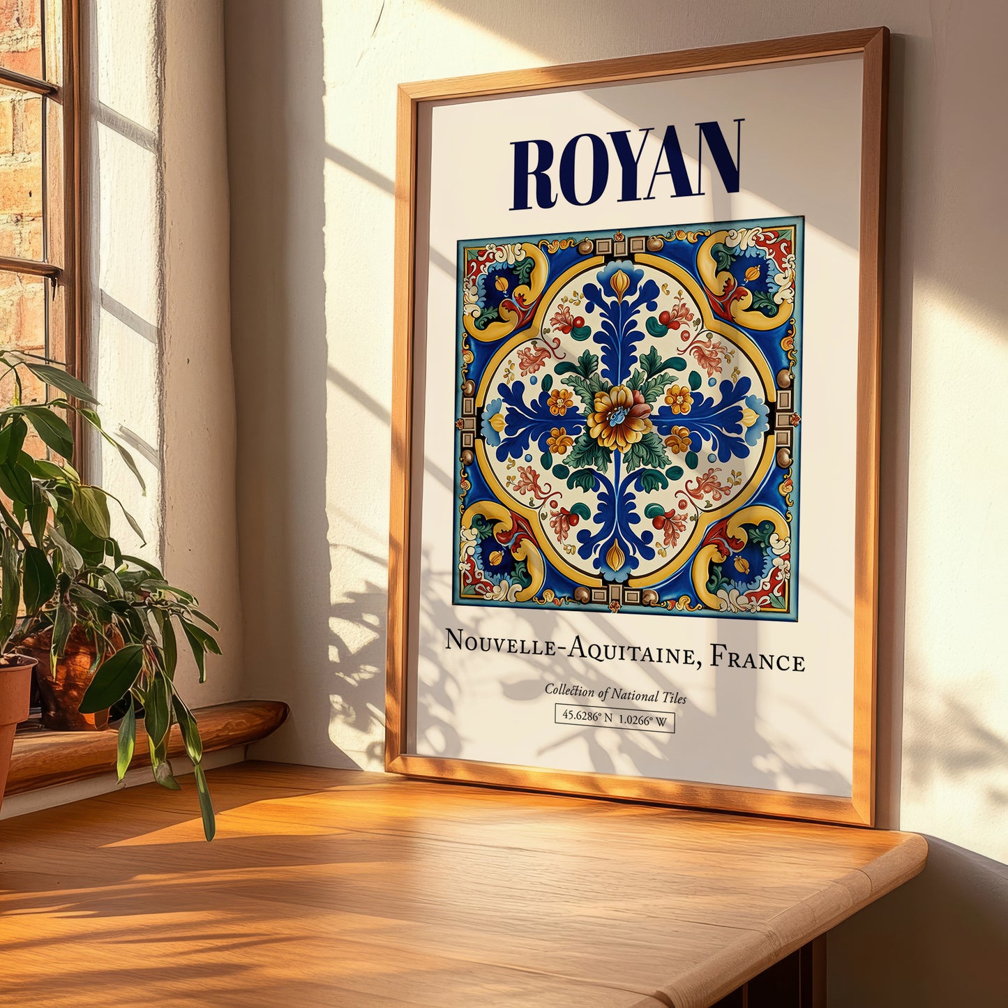 Royan, France – Travel Poster, clean layout with no caption