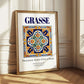 Grasse, France – Tourist Destination Poster, styled in a charming Paris street view