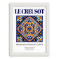Le Creusot, France – Travel Poster, placed in minimal white frame