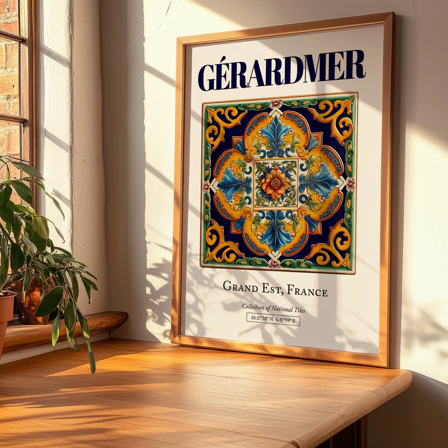 Gérardmer, France – Travel Print, clean layout with no caption